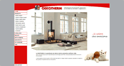 Desktop Screenshot of oekotherm.it